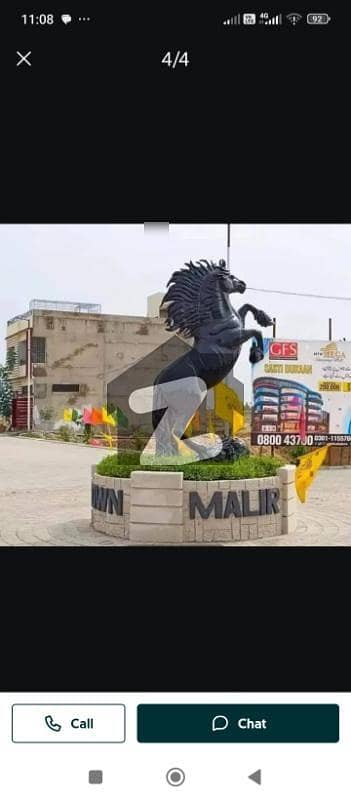 ملیر ٹاؤن ریزیڈینسی ملیر,کراچی میں 3 مرلہ رہائشی پلاٹ 25.0 لاکھ میں برائے فروخت۔