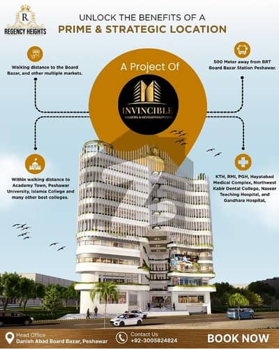 Modern Shop Space Available In U Shaped Regency Heights, Pay Over 4 Years