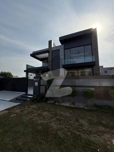 100 Percent Original Add Near Crrefour And Masjid One Kanal Brand New Modern Ultra Luxury Supreme Location House In DHA Lahore