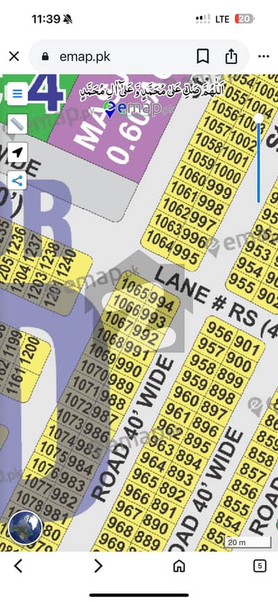 125 SQ Sector 3D Corner Plot For Sale DHA City