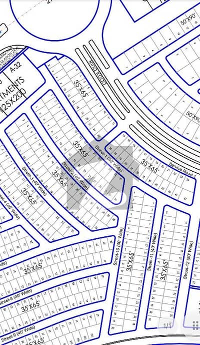10 Marla Plot For sale Margalla Enclave