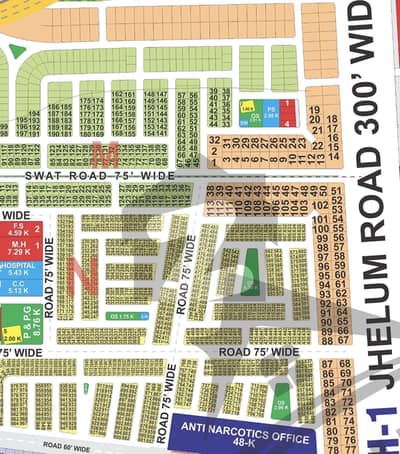 N Block Corner Plot For Sale On ground Jinnah Sector Phase#1