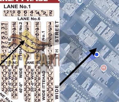 Dha Phase 6 Ittehad Commercial Plot Available