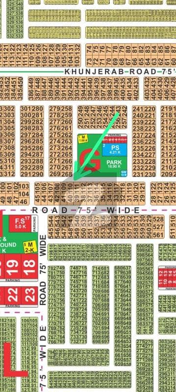 On-Ground Facing Park 1 Kanal Plot for Sale in G Block LDA City Lahore at Reasonable Price