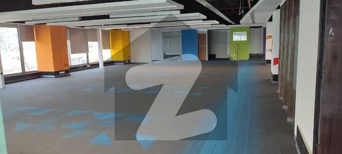 6,500 Sqft Office HVAC, Parking in High Rise Building on Rent Main Road Mauve area Kashmir Highway