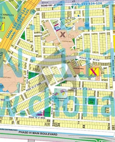 1 Kanal Plot for Sale in Block X, DHA Phase 8 Lahore