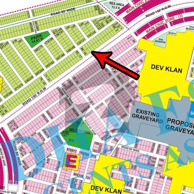 1 Kanal Pair (2Kanal) Plot On 150 Ft Road Is For Sale in F Block Phase 9 Prism DHA Lahore