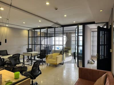 GROUND MEZZANINE FULL FURNISHED 4 MARLA COMMERCIAL FLOOR FOR RENT IN DHA PHASE 8