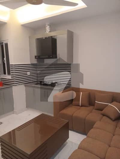 Furnished Luxury 1-bedroom apartment is available for rent in B-17 Islamabad at main entrance.