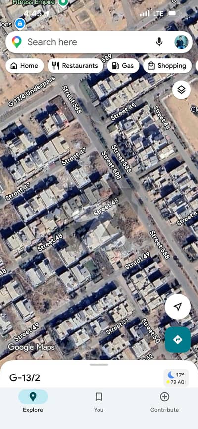 جی ۔ 11 اسلام آباد میں 1 کنال رہائشی پلاٹ 10.0 کروڑ میں برائے فروخت۔