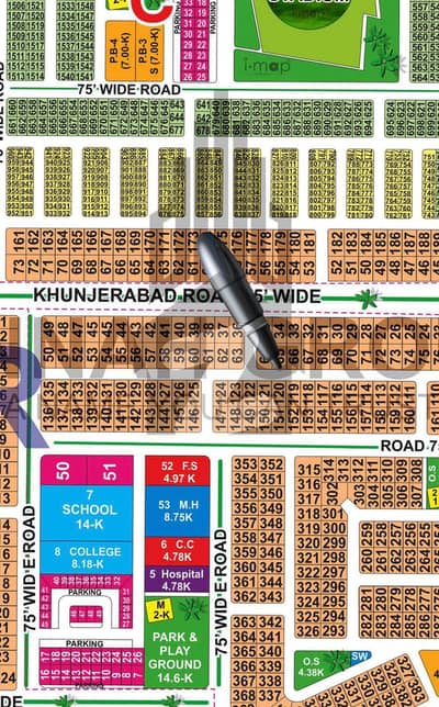 D Block 1-Kanal Back of khunjrab road All Dues Clear Possesion Plot For Sale Ready To Construct