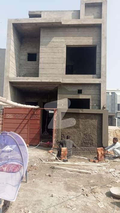 3 marla grey structure house for sale