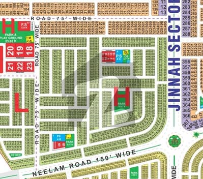 Hot Location 10 Marla Possession Plot For Sale with All Dues Paid Ready for Construction