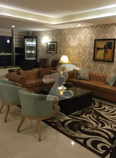 Centures Mall Islambad Tower A 3 bedroom Fully furnished Apartment Available For Rent beautiful location