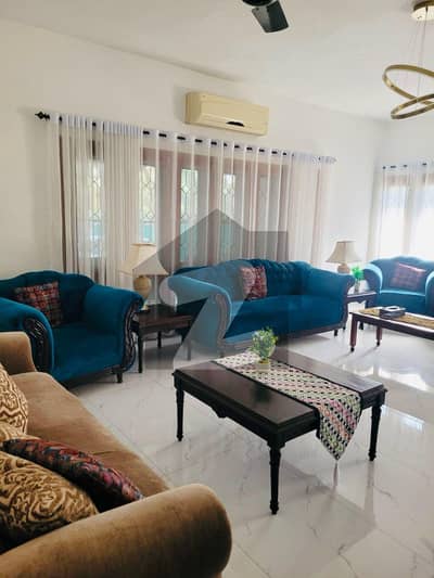 F-7 Fully Furnished Ground Portion for Rent