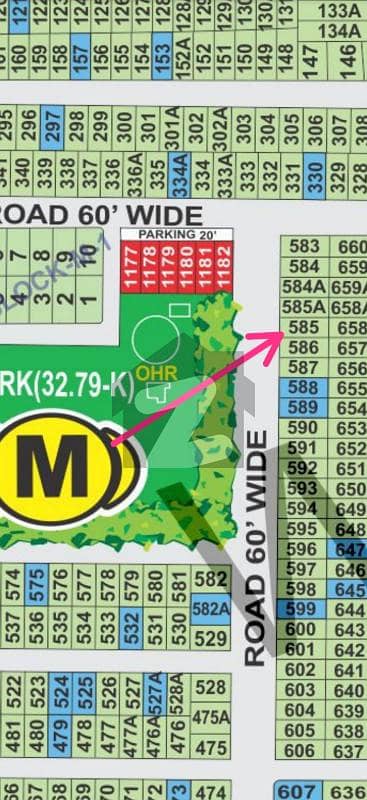 10 MARLA PLOT AVAILABLE IN A VERY HOT LOCATION IN LDA AVENUEE 1. . . 60 FT ROAD FACING PAKK