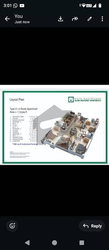 GLOBE RECIDENCY FL04 NAYA NAZIMABAD 3 BED APARTMENT AVAILABLE