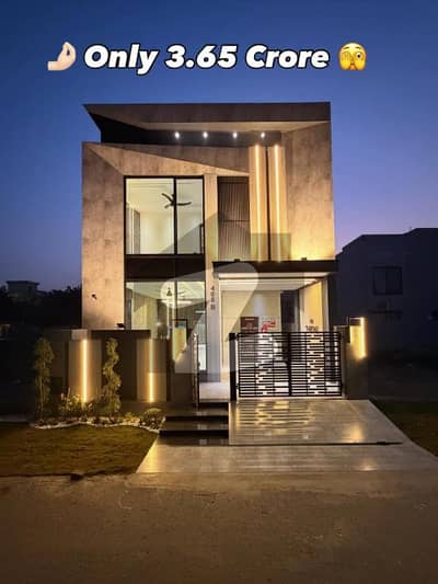 With Swimming Pool Brand New 5-Marla Modern Marvel Elegant Bungalow For Sale At Super Hot Location
