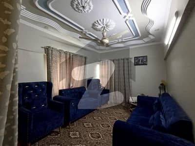 flat for sale bleesperadise phae1 block 18gulistan e jauher fourth floor road facing without lift near to jauhar chorangi