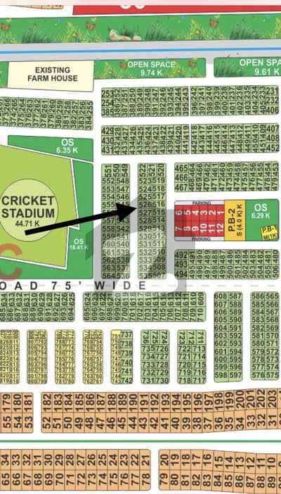 10 marla C block possession plot