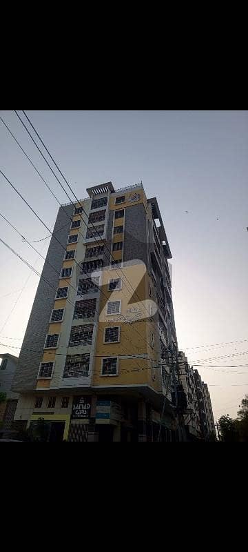 Well Maintained Apartment For Sale At PECHS Block 2 Allama Iqbal Road On Project Known As Al Sadiq Tower