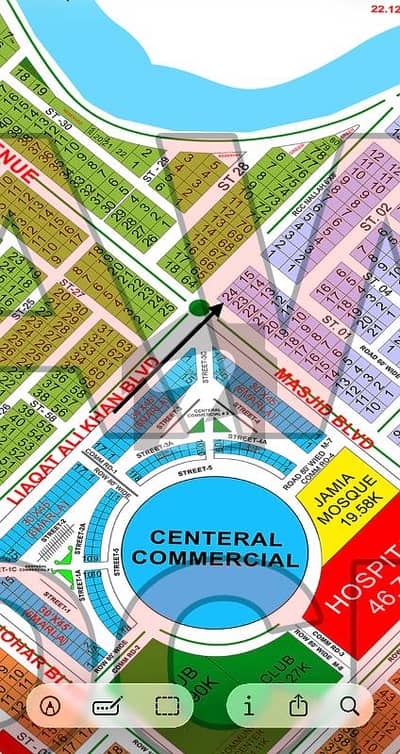 Prime location south face Double Boulevard Corner Plot DHA Phase 5 for sale