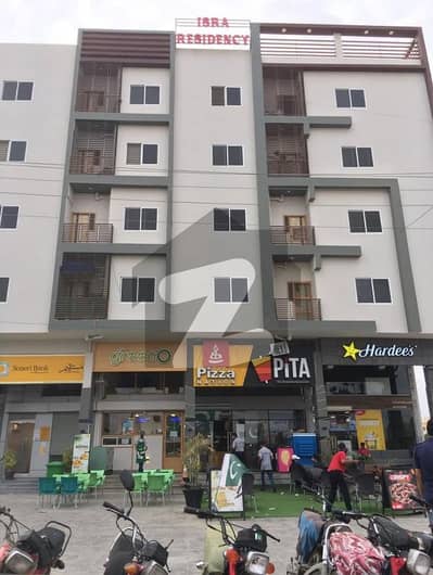 2 bed dd apartment available for sale in isra residency gulistan e Johar block 3a