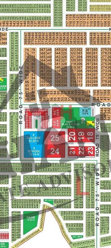 LDA city Lahore L block 10 Marla on 75 ft road on ground carpeted road possession available ready to construction plot