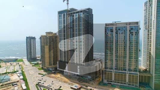 Brand New Luxury 1 Bed With American Style Kitchen & Spacious Balcony Sea Facing Apartment for Sale in Emaar Panorama DHA Phase 8 Karachi | Waterfront Living