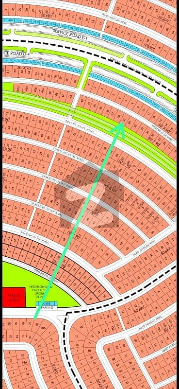 1 Kanal Plot for Sale in DHA Phase 3 Rawalpindi Sector D | Dem 2 Cr   Very Reasonable Price