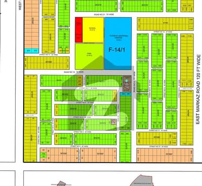 ایف ۔ 14 اسلام آباد میں 10 مرلہ رہائشی پلاٹ 1.58 کروڑ میں برائے فروخت۔