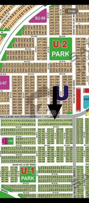 DHA Multan sector U 10 Marla residential plot near to Park, Masjid and commercial. 10 Marla plot on 80ft road. Direct access to 120ft road.