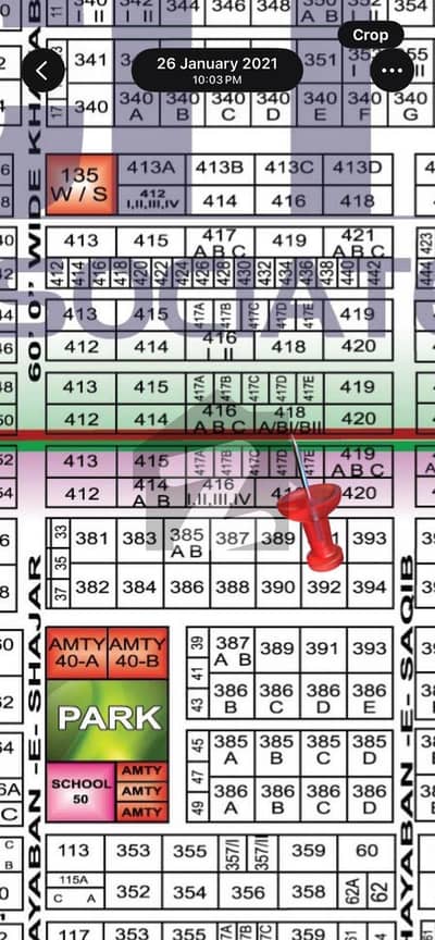 ڈی ایچ اے فیز 8 ڈی ایچ اے ڈیفینس,کراچی میں 1 کنال رہائشی پلاٹ 7.5 کروڑ میں برائے فروخت۔