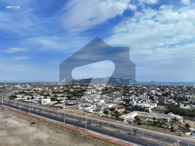 222 Sq Yards Commercial Plot For Sale Back Side Of Marine Drive, New Town Gwadar New Town - High Rise Commercial Zone Block DE,