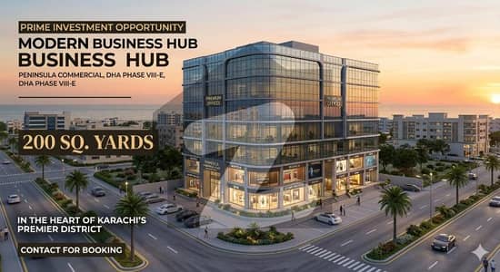 Ideal Commercial Plot 200 Yds Peninsula Commercial Lane-12 Phase VIII-E