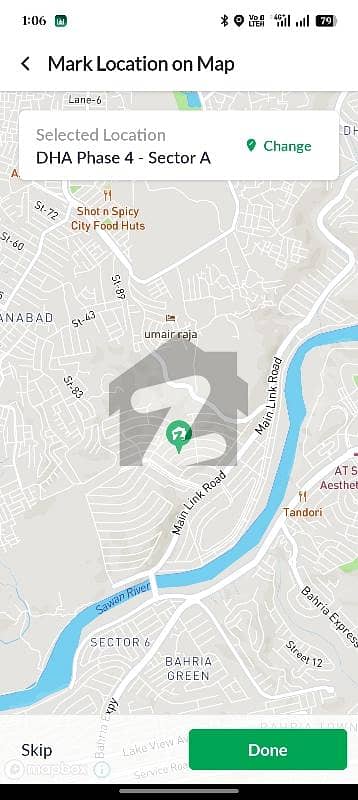 ڈی ایچ اے فیز 4 - سیکٹر اے ڈی ایچ اے ڈیفینس فیز 4,ڈی ایچ اے ڈیفینس,اسلام آباد میں 1 کنال رہائشی پلاٹ 2.8 کروڑ میں برائے فروخت۔