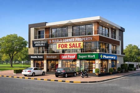 Ideal Corner Building For Sale In Mustafa Town