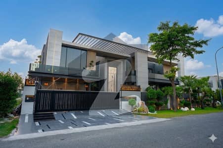 TWO KANAL TOP QUALITY BUILD | FULL FURNISHED WITH BASEMENT SOLAR INSTALLED LUXURIOUS & BEAUTIFUL MODREN DESIGN VILLA WITH BASEMENT FOR SALE | DHA LAHORE PHASE 6 | PRIME LOCATION