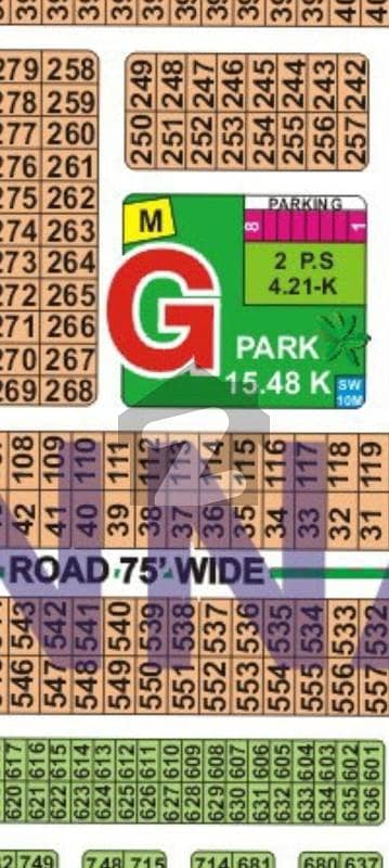 On-Ground 1 Kanal Park Facing Plot for Sale in G Block LDA City Lahore