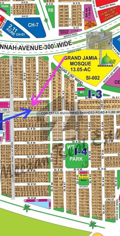 D. H. A . . Multan. . 1 kanal plot for sale. .  80 fit road face. . .