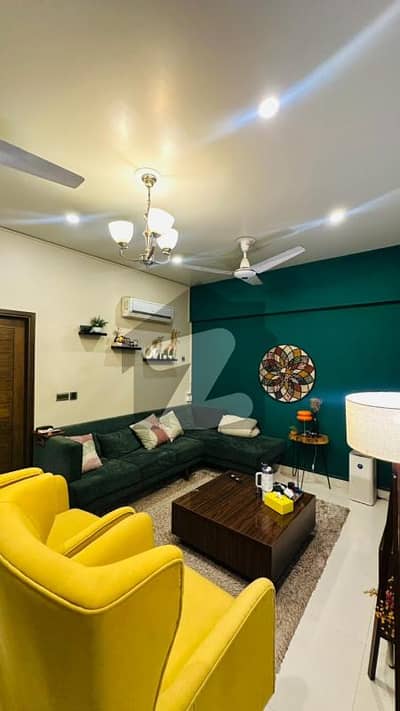 Extraordinary Maintained 3 Bed Drawing & Dining Family Apartment with Huge Terrace in 3-Side Corner 400 Sq. Yards Building At Prime Location Of Bukhari Commercial, DHA Phase VI