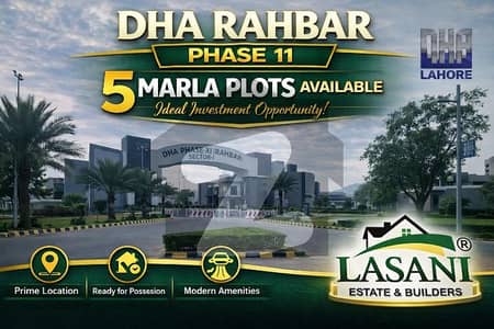 5 Marla plot For Sale in DHA Rahbar Sector 2