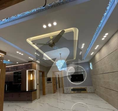 Sector A 10 Marla Brand New Luxury Designer House For Sale Double Height Lounge