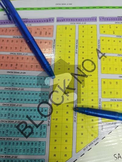 120 SQYDS PLOT LEASE MAP APPROVED READY FOR Construction FOR SALE .