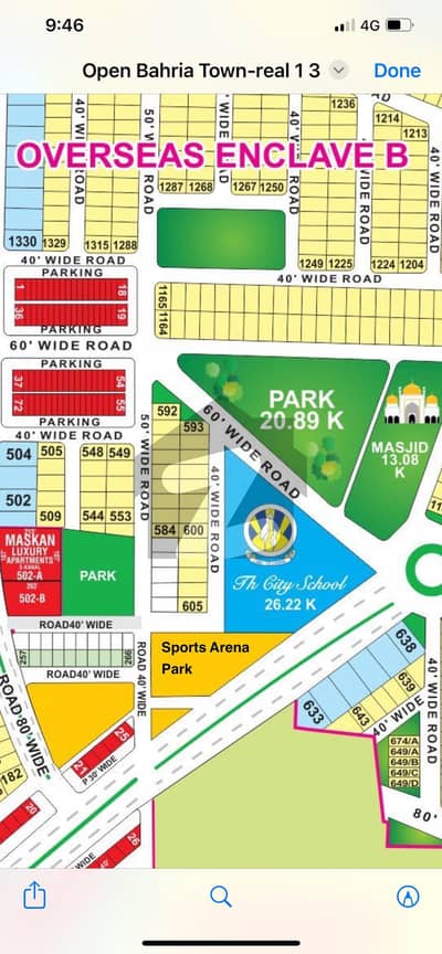 بحریہ ٹاؤن - اوورسیزبی بحریہ ٹاؤن اوورسیز انکلیو,بحریہ ٹاؤن,لاہور میں 10 مرلہ رہائشی پلاٹ 1.04 کروڑ میں برائے فروخت۔