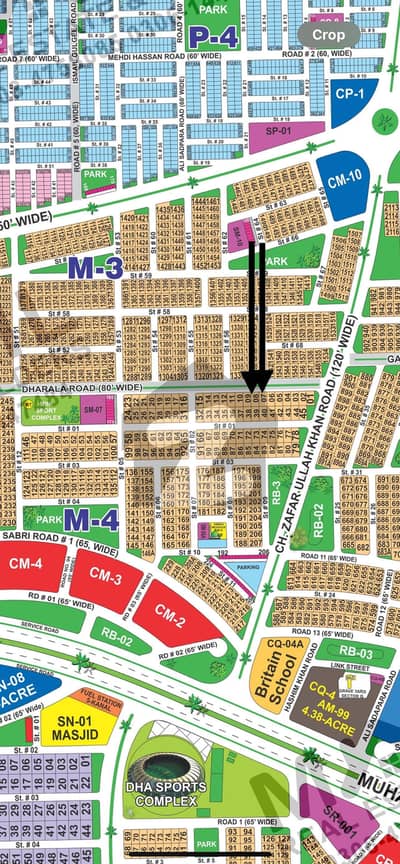 M-1 + 1 KANAL PAIR PLOTS ON 80" ROAD TOTAL 40 MARLA
