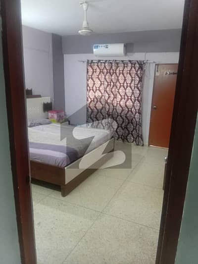 2 Bed Drawing Lounge Cross West Open 1 Floor No Load Shedding Ideal Location 24 Hours Sweet Water Parking