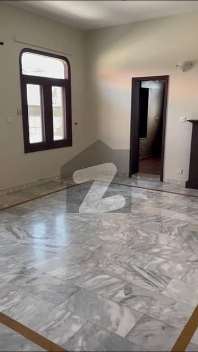 F-10 Excellent Upper Portion 666 SQY Marbled Flooring Proper 3 Bedrooms, 3 Attached Bathrooms TV Lounge, Kitchen, Drawing Dinning Front Terrace, Servant Quarter, Parking 2 Cars