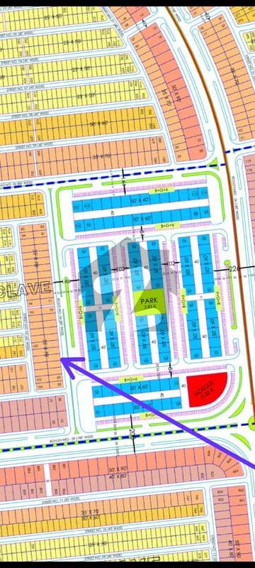 10 Marla Corner Plot (All Dues Clear Development Charges Include ) 250 Sq-Yd / 2450 SQ-Ft) For Sale At Cheapest Rate In Faisal Town Phase 2 Overseas Block 6, One Of The Most Important Location Of The Islamabad Discounted Price 43 Lakh