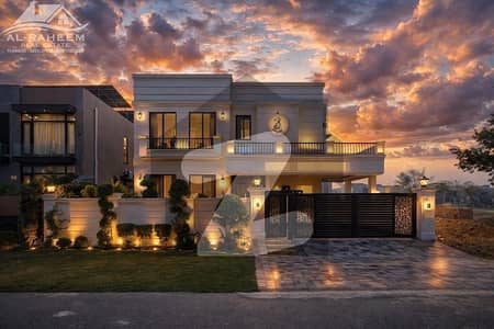 FACING PARK EYE CATCHING 1 KANAL FRENCH STYLE VICTORIAN DESIGN BUNGALOW FOR SALE IN DHA PHASE 5 NEAR TO MARKET.